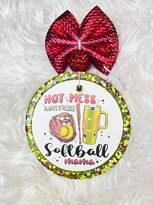 Softball Mom - Hot Mess